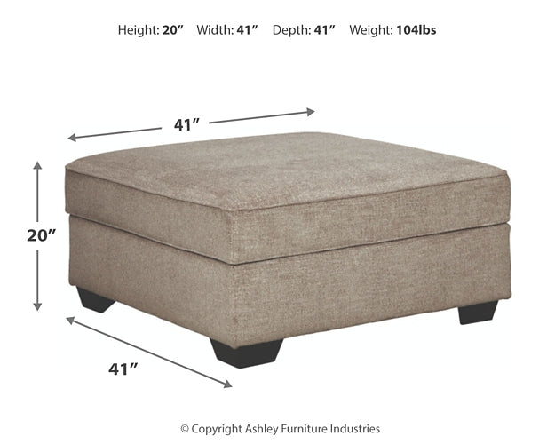 Bovarian Ottoman With Storage