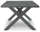 Elite Park RECT Dining Table w/UMB OPT