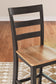 Gesthaven Counter Height Dining Table and 2 Barstools