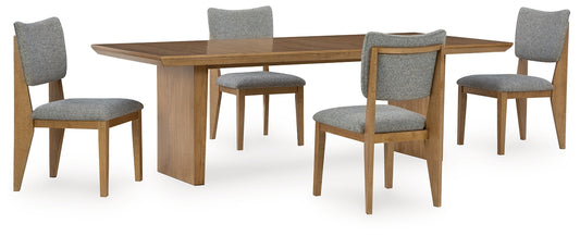 Sherbana Dining Table and 4 Chairs