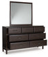 Vanmore Dresser and Mirror