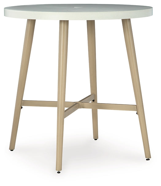 Seton Creek Round Bar Table w/UMB OPT