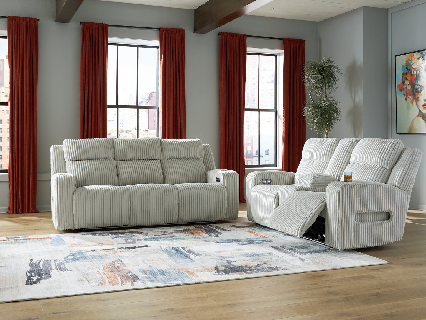 Forest Lake Sofa and Loveseat