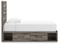 Graystorm  Panel Storage Bed