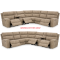 Next-Gen DuraPella 6pc Power Reclining Sectional