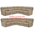 Next-Gen DuraPella 6pc Power Reclining Sectional