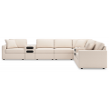 Modmax 8pc Sectional with Console Audio System