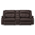 Punch Up Loveseat with Storage Console