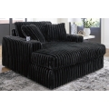 Midnight-Madness 2pc Sectional with Chaise