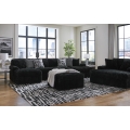 Midnight-Madness 3pc Sectional with Dual Chaise