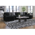 Midnight-Madness 3pc Sectional with Dual Chaise