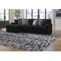 Midnight-Madness 2pc Sectional with Chaise