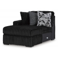 Midnight-Madness 2pc Sectional with Chaise