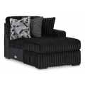 Midnight-Madness 4pc Sectional with Chaise