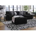 Midnight-Madness 2pc Sectional with Chaise