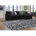 Midnight-Madness 2pc Sectional with Chaise