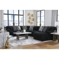 Midnight-Madness 4pc Sectional with Chaise